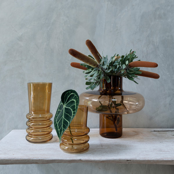 Corfu Vase — Amber - Empire Home