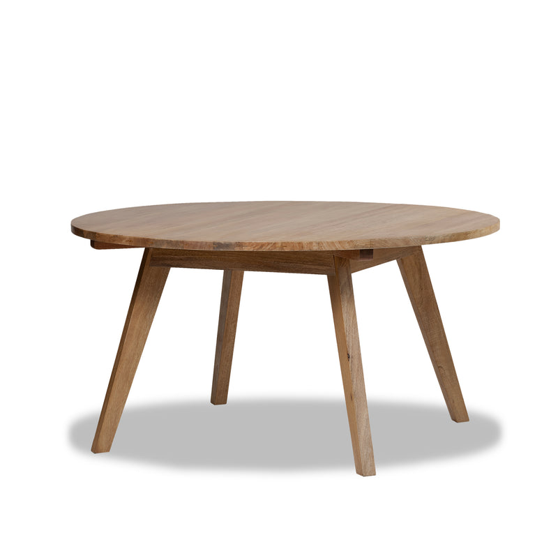 Giselle Round Dining Table — Natural Sealed - Empire Home