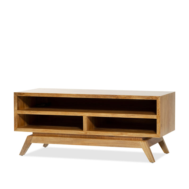 Sari Open 2 Shelf Unit — Natural Sealed - Empire Home