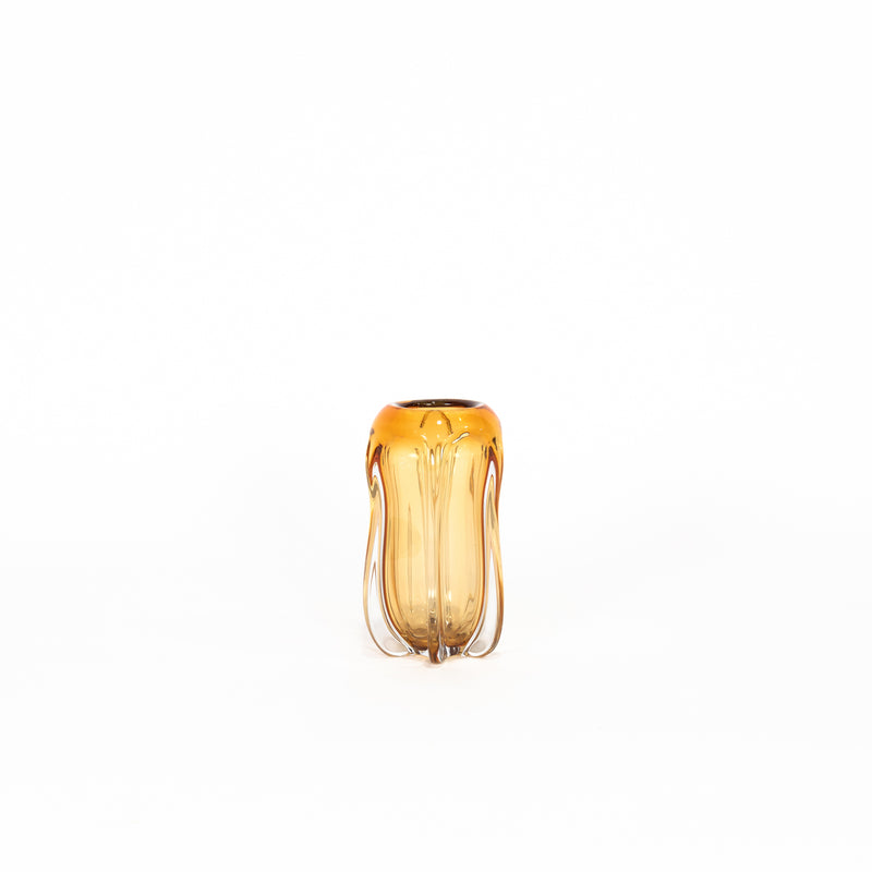 Florence Medium Vase — Amber - Empire Home