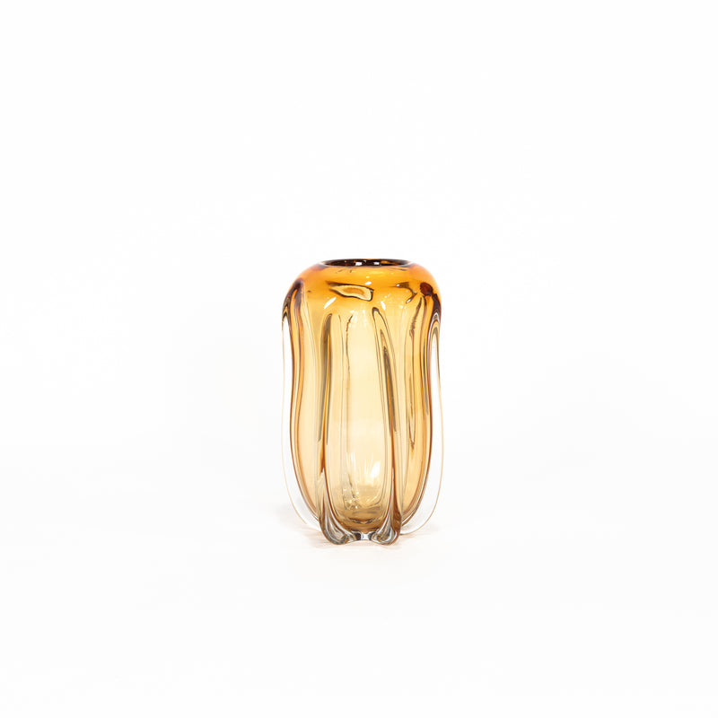 Florence Tall Vase — Amber - Empire Home