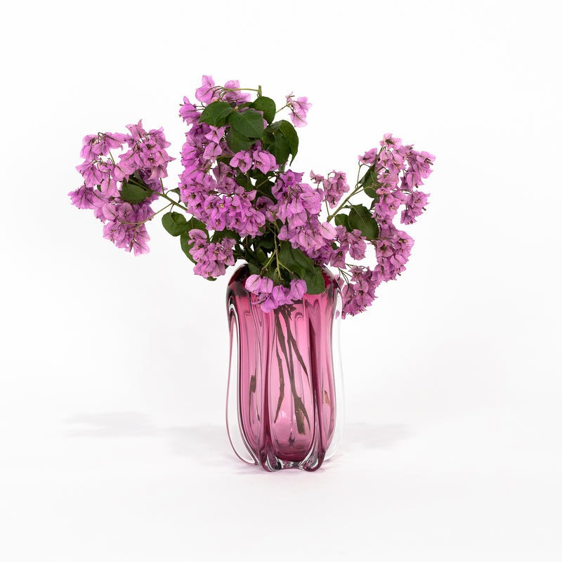Florence Tall Vase — Pink - Empire Home