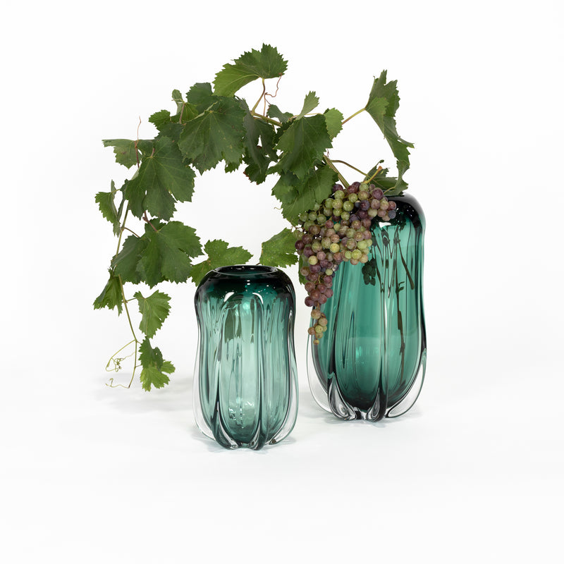 Florence Tall Vase — Turquoise - Empire Home
