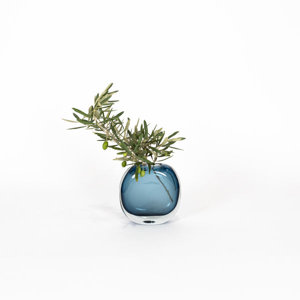 Ulla Small Vase — Ink Blue - Empire Home