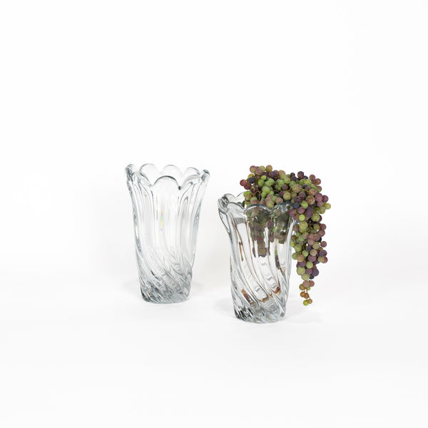 Willow Tall Vase — Clear - Empire Home