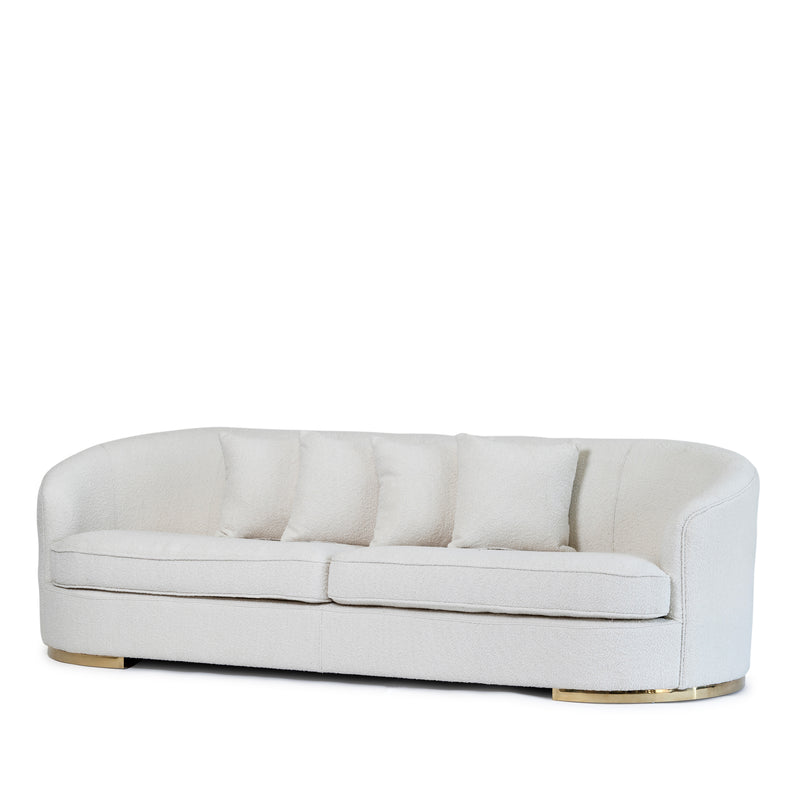 Dior Sofa — Cream Boucle - Empire Home