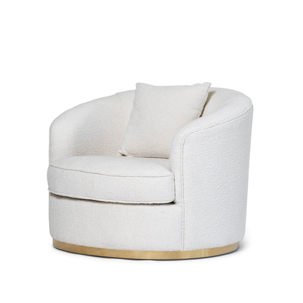 Dior 1 Seater — Cream Boucle - Empire Home