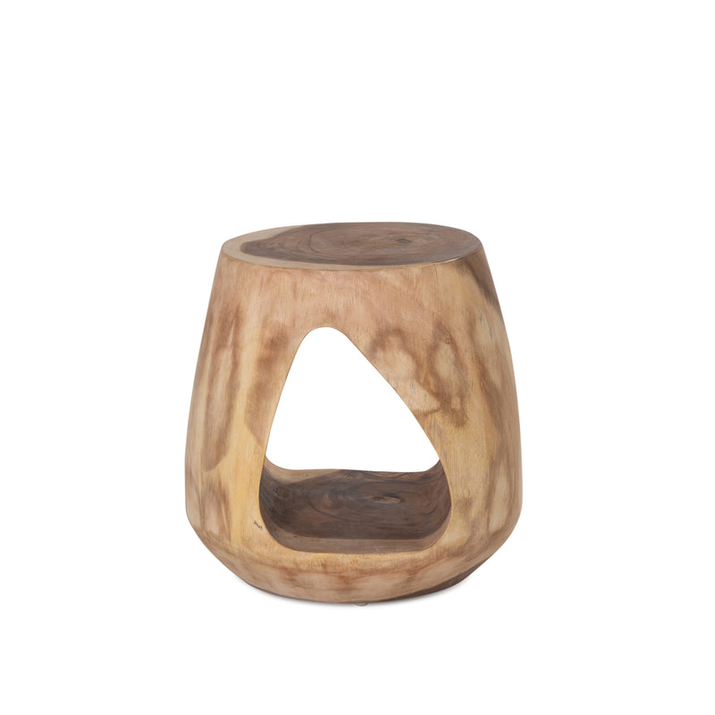 Meh Triangle Stool — Raw - Empire Home