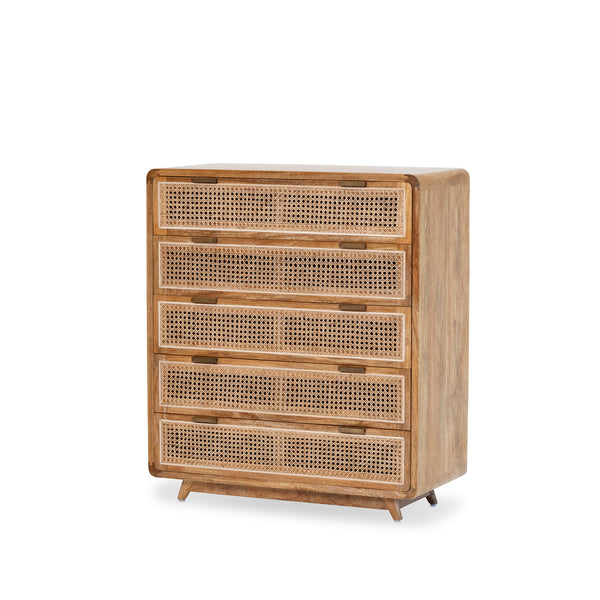 Romeo Chest 5x1— Natural Sealed - Empire Home